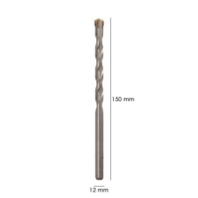 Broca Widia Piedra / Hormigón Diámetro 12 mm. Din 8039 Punta de Tungsteno.