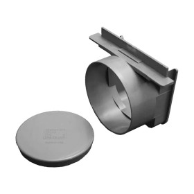 Tapa Para Canaleta Garaje Con Salida Diámetro 110 mm.