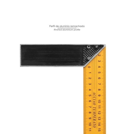 Escuadra Metálica 300 mm. Escuadra Carpintero, Escuadra Construcción,