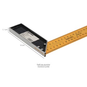 Escuadra Metálica 350 mm. Escuadra Carpintero, Escuadra Construcción,