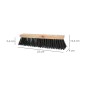 Cepillo Barrendero Industrial Fibra PVC Soporte Madera 50 cm. (Sin Mango) Cepillo Barrendero Industrial Fibra PVC Soporte Madera 50 cm. (Sin Mango)