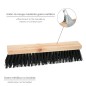 Cepillo Barrendero Industrial Fibra PVC Soporte Madera 50 cm. (Sin Mango) Cepillo Barrendero Industrial Fibra PVC Soporte Madera 50 cm. (Sin Mango)