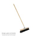 Cepillo Barrendero Industrial Fibra PVC Soporte Madera 50 cm. (Sin Mango)