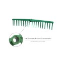 Rastrillo Polipropileno 20 Púas Profesional 63 cm. Rastrillo Jardín, Rastrillo Aceituna, Rastrillo Hojas, Cepillo Hojas Jardín,