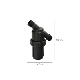 Filtro Con Malla Interior 1" Para Sistema De Goteo (Malla 100 Mesh) Riego Por Goteo, Microaspersión, Riego Por Nebulización