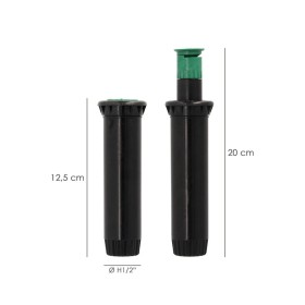 Difusor Emergente 3" Para Goteos Toma H 1/2" Regulación 0-360º. Riego Por Goteo, Microaspersión, Riego Por Nebulización