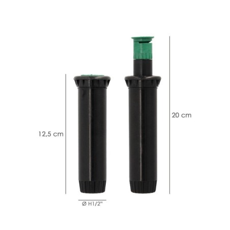 Difusor Emergente 3" Para Goteos Toma H 1/2" Regulación 0-360º. Riego Por Goteo, Microaspersión, Riego Por Nebulización