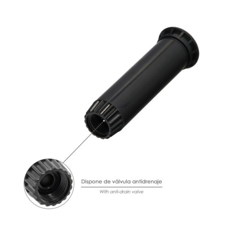 Difusor Emergente 3" Para Goteos Toma H 1/2" Regulación 0-360º. Riego Por Goteo, Microaspersión, Riego Por Nebulización