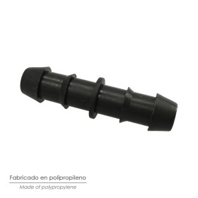 Enlace Simple Para Tuberías Goteo Diámetro 16 mm. (Bolsa 100 Piezas) Riego Por Goteo, Microaspersión, Riego Por Nebulización