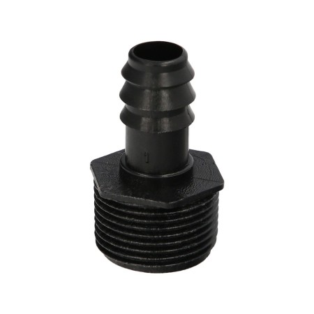Union Rosca Macho 3/4 A Toma Para Tuberias Goteo Ø 16 mm. (Bolsa 100 uds) Riego Por Goteo, Microaspersión, Riego Nebulizacion
