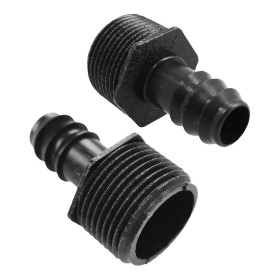 Union Rosca Macho 3/4 A Toma Para Tuberias Goteo Ø 16 mm. (Bolsa 100 uds) Riego Por Goteo, Microaspersión, Riego Nebulizacion