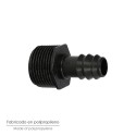 Union Rosca Macho 3/4 A Toma Para Tuberias Goteo Ø 16 mm. (Bolsa 100 uds) Riego Por Goteo, Microaspersión, Riego Nebulizacion