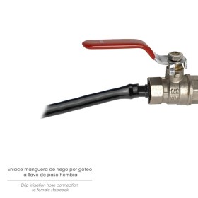 Union Rosca Macho 3/4 A Toma Para Tuberias Goteo Ø 16 mm. (Bolsa 100 uds) Riego Por Goteo, Microaspersión, Riego Nebulizacion
