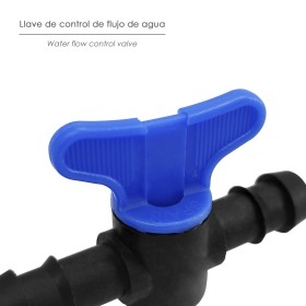 Llave De Paso Extra Para Tuberías Goteo Diámetro 16 mm. (Bolsa 50 Piezas) Riego Por Goteo, Microaspersión