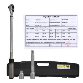 Llave Dinamometrica 1/2 Con Alargadera y Reductor De 3/8 Llave De Torque Camiones, Coches, Motos, Micro Ajustes, Acero CRV