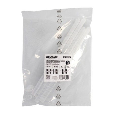 Tamiz Taco Químico Largo Para Anclajes Químicos Diámetro 16x330 mm. Seccionarle (Bolsa 5 unidades)