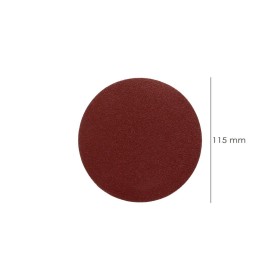 Lija Recambio Velcro Amoladora Diámetro 115 mm. Grano 120 (10 Piezas)