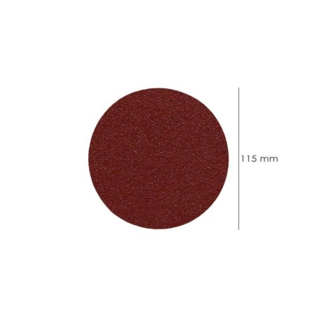 Lija Recambio Velcro Para Amoladora Diámetro 115 mm. Grano 40 (10 Piezas)