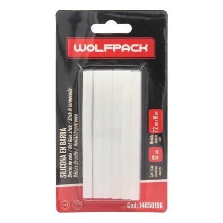 Barras De Pegamento Caliente Diámetro 7,2 mm. Blíster 12 Unidades. Barras Silicona