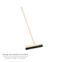 Cepillo Barrendero Industrial Fibra Rígida PVC. Soporte Polipropileno 50 cm. (Sin Mango)