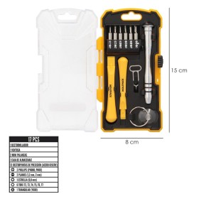 Kit Herramientas Reparación Smartphones 17 Piezas