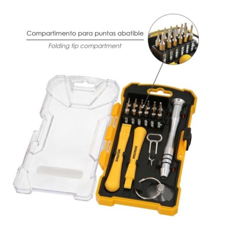 Kit Herramientas Reparación Smartphones 17 Piezas