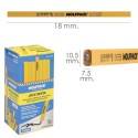 Lápiz Carpintero Estándar Caja 72 Lápices. Marcador Carpintería, Albañilería, Construcción.
