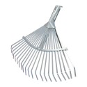 Rastrillo Metálico Para Jardín Ancho Regulable 31,5 A 43,5 cm. rastrillo Hojas, Cepillo Jardín, Escoba Metálica, Escoba Jardín