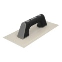 Llana / Talocha Con Mango de Plástico ABS Borde Flexible. Especial Lechadas. Base 280x140 mm. Mango Ligero y Ergonómico