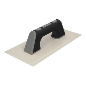 Llana / Talocha Con Mango de Plástico ABS Borde Flexible. Especial Lechadas. Base 280x140 mm. Mango Ligero y Ergonómico