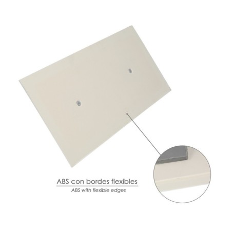 Llana / Talocha Con Mango de Plástico ABS Borde Flexible. Especial Lechadas. Base 280x140 mm. Mango Ligero y Ergonómico