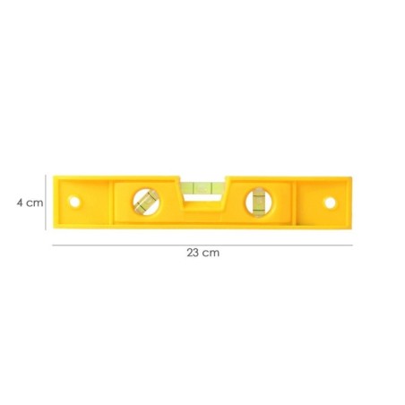 Nivel Burbuja Plástico, Base Magnética 230 mm.