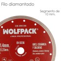 Disco Diamante Diámetro 230 mm. Porcelánicos, Gres, Cerámica, Solerías. Segmento Diamantado 10 mm.