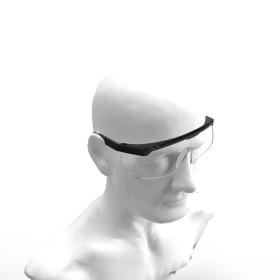 Gafas Protección Con Patillas Ajustables Certificación EN166. Lente Color Transparente. Gafas protección Gafas Trabajo