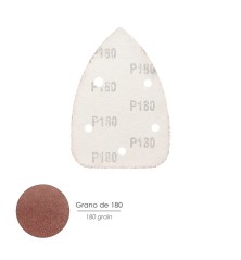 Lija Recambio Velcro Delta 140x100 mm. Con Agujero Grano 240. (10 Piezas)
