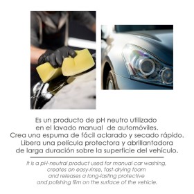Limpiador Carrocería Coche Con Cera 1 Litro Lava Encera Coche, abrillantador Carrocería, Limpiador Coche, Champú Coche Brillo