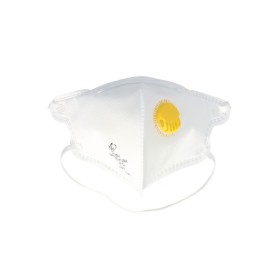 Mascarilla Respiratoria FFP2 Con Válvula. Plegable (20 Unidades) Envasadas Individualmente