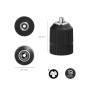 Portabrocas Sin Llave Nylon 1/2" Hembra Diámetro 13mm. Sin Llave Portabrocas, Autoajustable Portabrocas Sin Llave Nylon 1/2" Hembra Diámetro 13mm. Sin Llave Portabrocas, Autoajustable