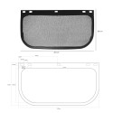 Visor De Recambio Para Protector Facial De Rejilla , Repuesto Protector Facial