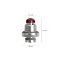 Válvula De Seguridad Compatible Con Olla A Presión Súper Rápida Magefesa Nova, Nova Pro, Prisma y Astra, Recambio oficial