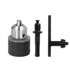 Adaptador Martillo SDS Plus A Portabrocas Diámetro 13 mm. mm. porta Brocas Con Llave, Adaptador SDS, SDS A Brocas
