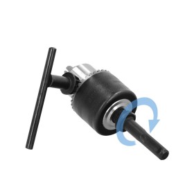 Adaptador Martillo SDS Plus A Portabrocas Diámetro 13 mm. mm. porta Brocas Con Llave, Adaptador SDS, SDS A Brocas