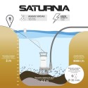 Bomba Aguas Sucias Sumergible 450 W. 8.000 lts/hora, Profundidad 5 Mts, Elevación 5,5 mts. Partículas Max. Diámetro 30 mm.