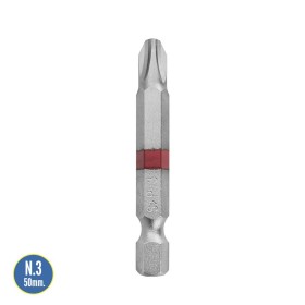 Puntas Largas Destornillador Phillips N.º 3 (2 Piezas). Acero S2 al Cromo Vanadio. Puntas Hexagonales, Destorpuntas,