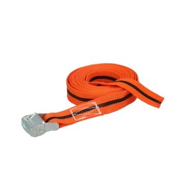 Cinta De Amarre Con Trinquete 5 metros x 38 mm. Trinquete Metálico Automático, Cincha, Eslinga Mercancía, Correa sujeción