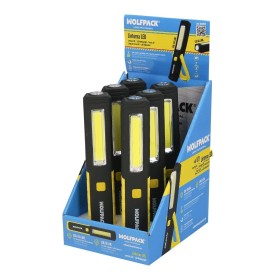 Linterna LED Multifunción Tipo Bolígrafo A Pilas (3AAA) 150 + 60 Lúmenes Con Imán, Gancho y Soporte Ajustable.
