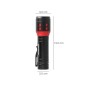 Linterna LED De Mano Mini Aluminio Recargable USB (1.200 mah) 500 Lúmenes 5 Watt. Con Función Zoom y Clip sujeción Linterna LED De Mano Mini Aluminio Recargable USB (1.200 mah) 500 Lúmenes 5 Watt. Con Función Zoom y Clip sujeción