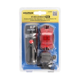 Kit Luces Led Delantera y Trasera Para Bicicleta / Patinete. funcionamiento a Pilas.