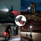 Kit Luces Led Delantera y Trasera Para Bicicleta / Patinete. funcionamiento a Pilas. Kit Luces Led Delantera y Trasera Para Bicicleta / Patinete. funcionamiento a Pilas.