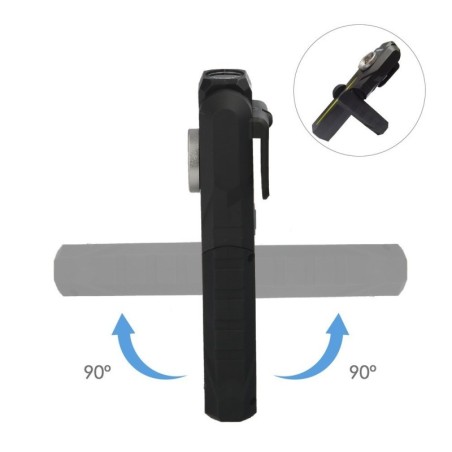 Linterna Led Profesional Multifunción Recargable USB 3 Luces 95 / 300 / 250 Lúmenes. Con Imán, Gancho y Clip Cinturón